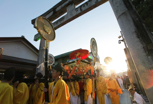 다자이후 텐만구 진코(神幸) 행사 